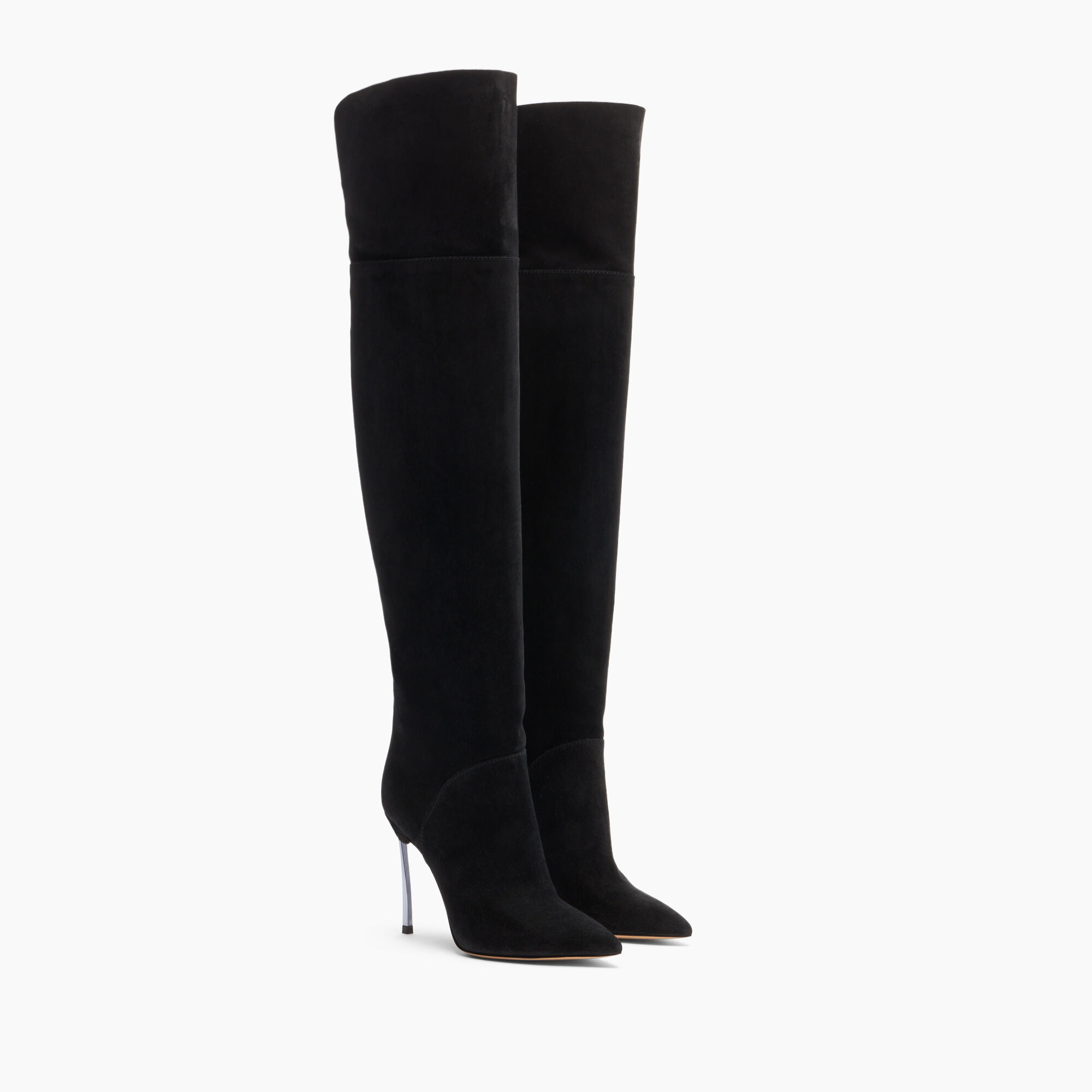 Casadei Blade Reversible Over The Knee Black 1T076A100MC1832