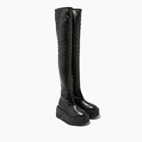 Casadei Nexus Over the Knee Black 2T009T070NNEONA