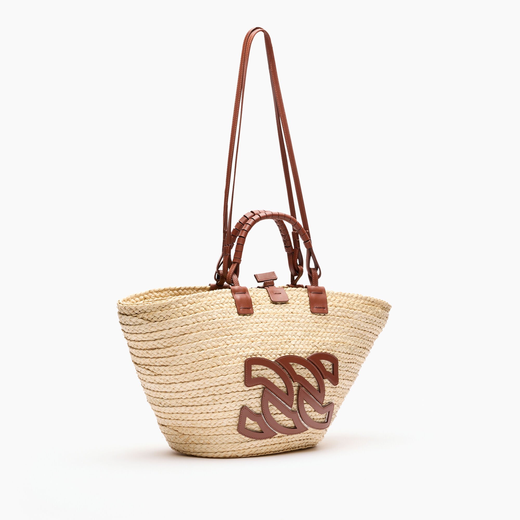 Casadei Panarea Bag Natur and Rum 3W432X0000PANAR