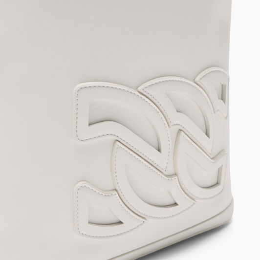 Casadei Voyage Leather Bucket Bag Bianco 3W461J0000VOYAG