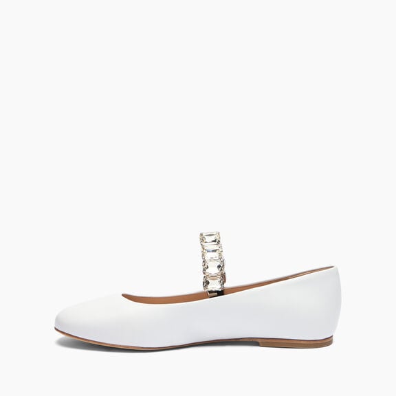 Casadei حذاء باليرينا كريستال White 1A283J0101C2675 Casadei حذاء باليرينا كريستال White 1A283J0101C2675