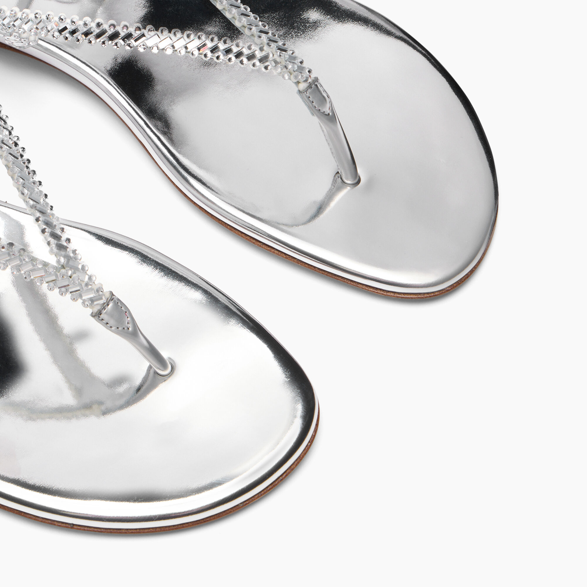 Casadei Josephine Flat Silver. silver 1N251B0101C2952 Casadei Josephine Flat Silver. silver 1N251B0101C2952