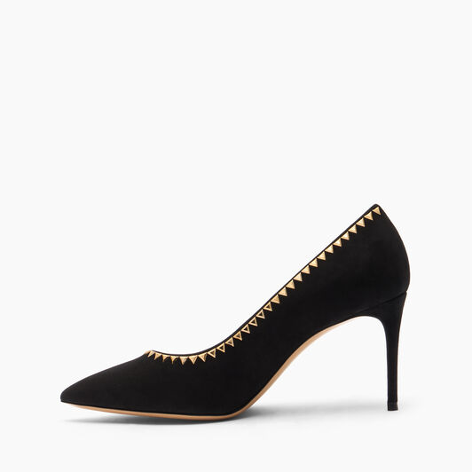 Casadei Divine Pump Julia Gold Black 1F038A0801C2903