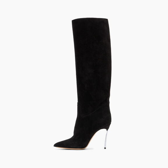 Casadei بوت بليد من الشمواه أسود 1S329Y100MC1832 Casadei بوت بليد من الشمواه أسود 1S329Y100MC1832
