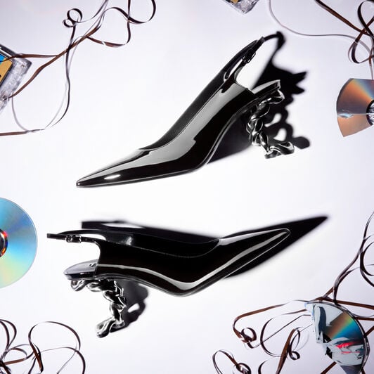 Casadei Slingback Infinity Nero 1G662A080MC2907 Casadei Slingback Infinity Nero 1G662A080MC2907