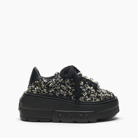 Casadei Nexus Buclé Sneaker Black 2X125C070NC3091