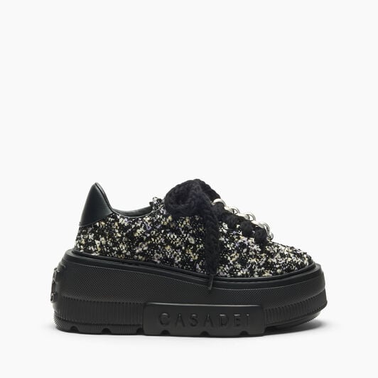 Casadei Nexus Buclé Sneaker Black 2X125C070NC3091 Casadei Nexus Buclé Sneaker Black 2X125C070NC3091