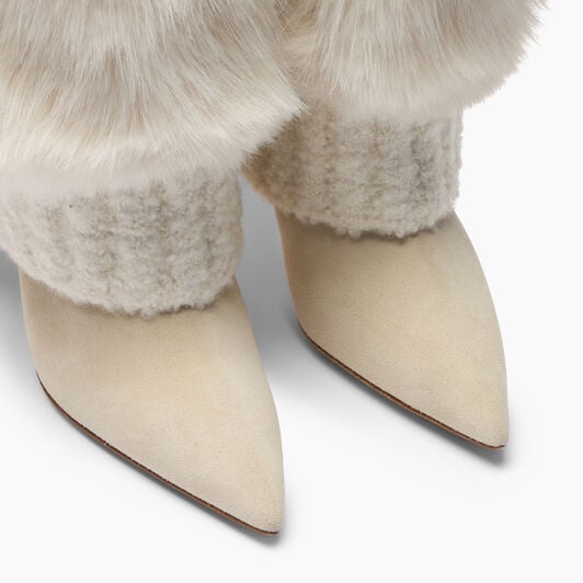 Casadei Double Face Julia High Boot Yogurt+White 1S398A0801T0561 Casadei Double Face Julia High Boot Yogurt+White 1S398A0801T0561