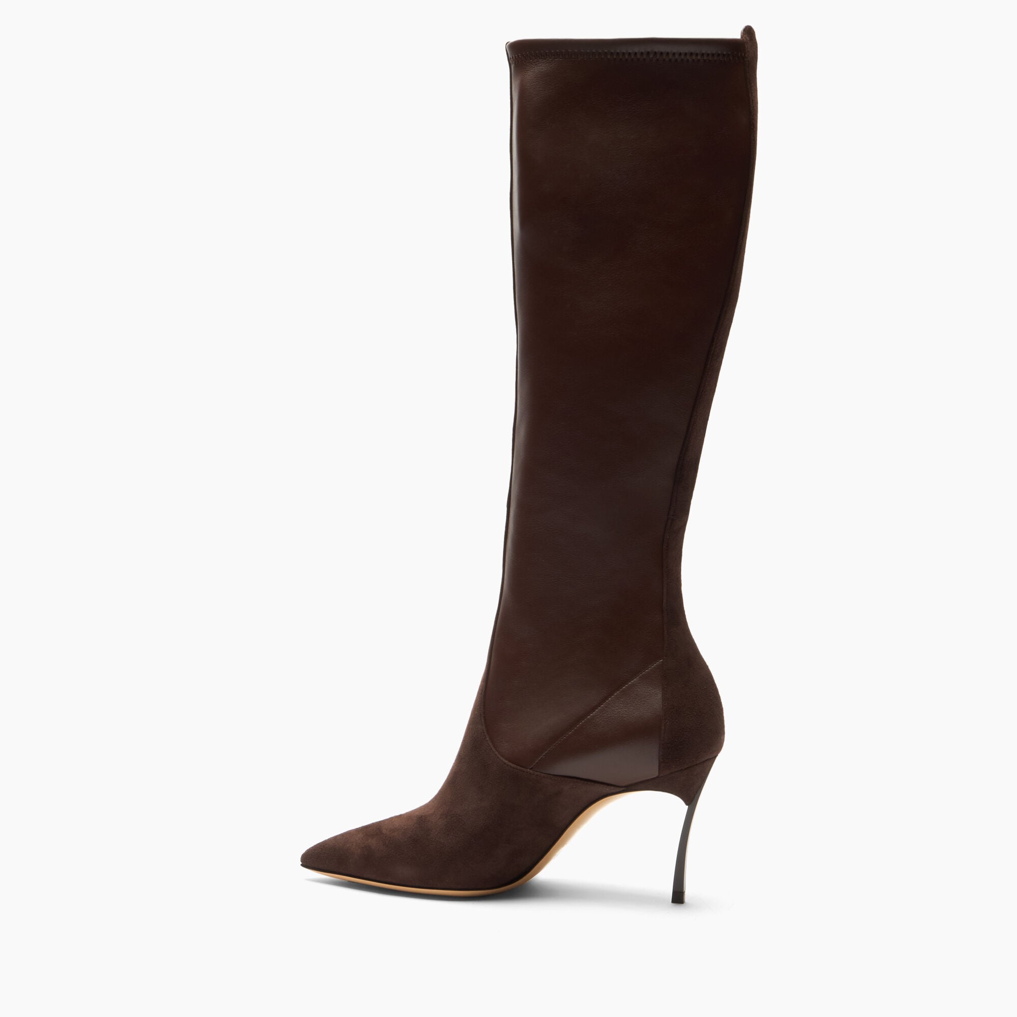 Casadei Blade Sueade Debby Boot Carob + Saddle 1S413C080TT0522