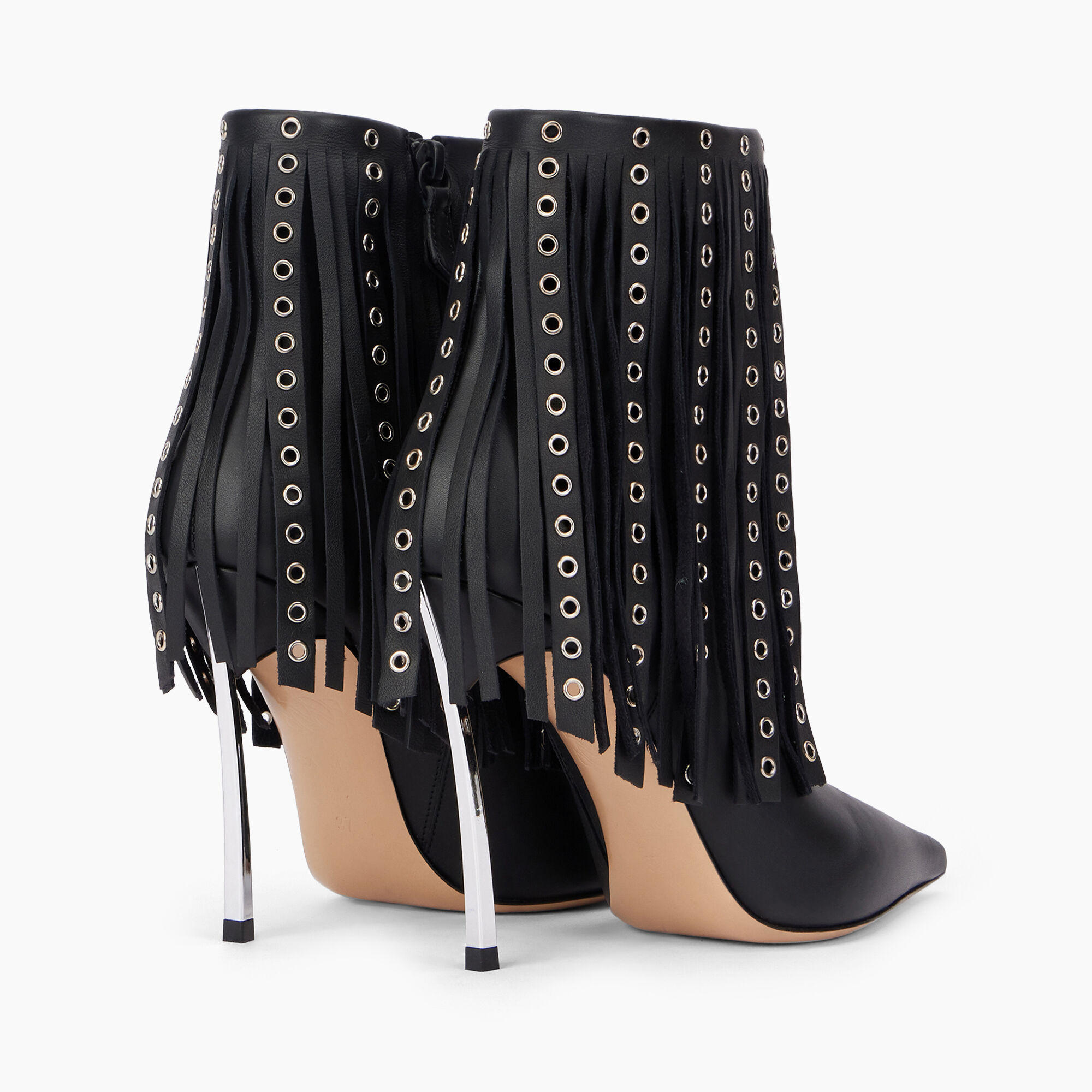 Casadei Debby Superblade Ankle Boots Black 1R490Y100MC2553