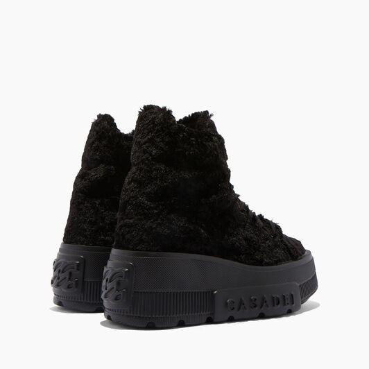 Casadei Nexus Senales Faux Fur Noir 2X976W070NC2188