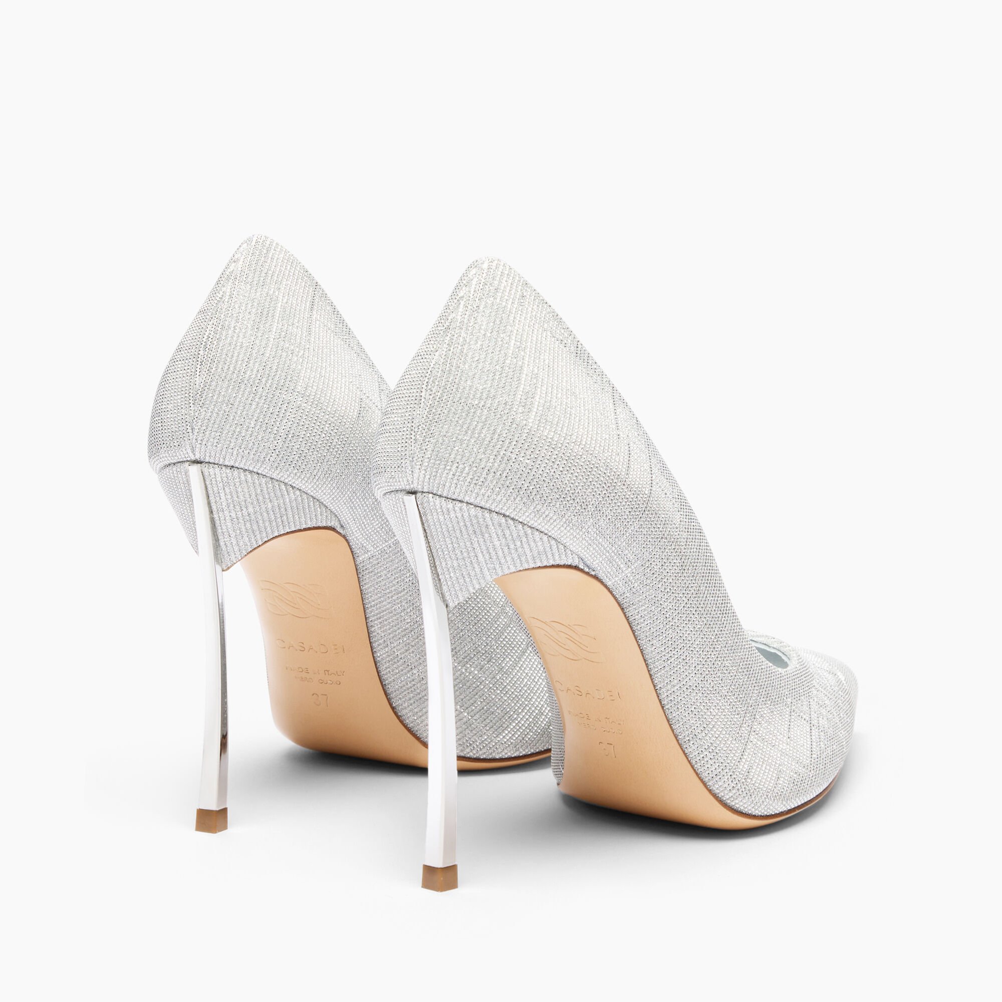Casadei Blade Pump Silver 1F915W100MTRINI