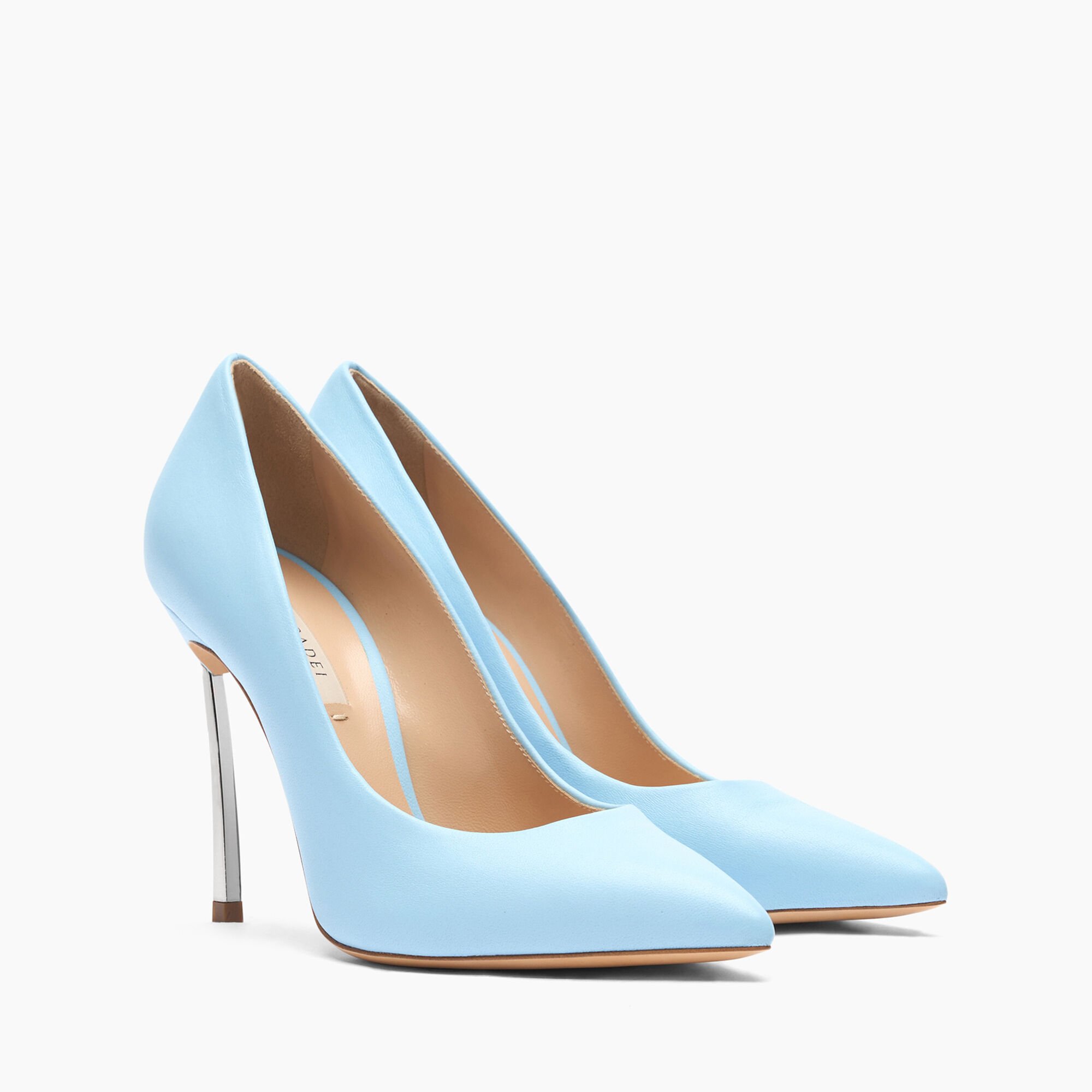 Casadei Blade Leather Pumps Sky 1F915W100MC1155