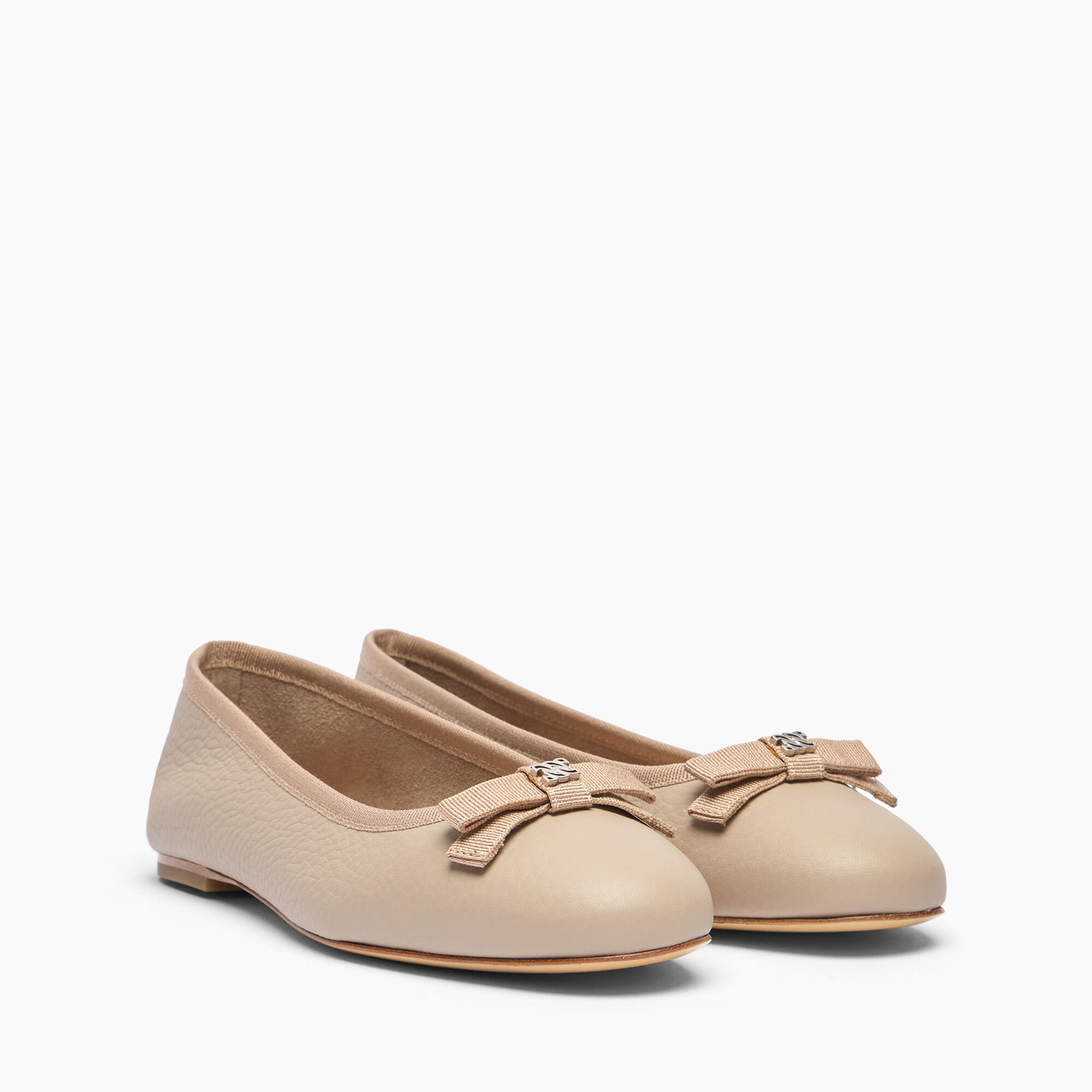 Casadei Leather Ballet Flats Simply taupe 1A285J0101C2363