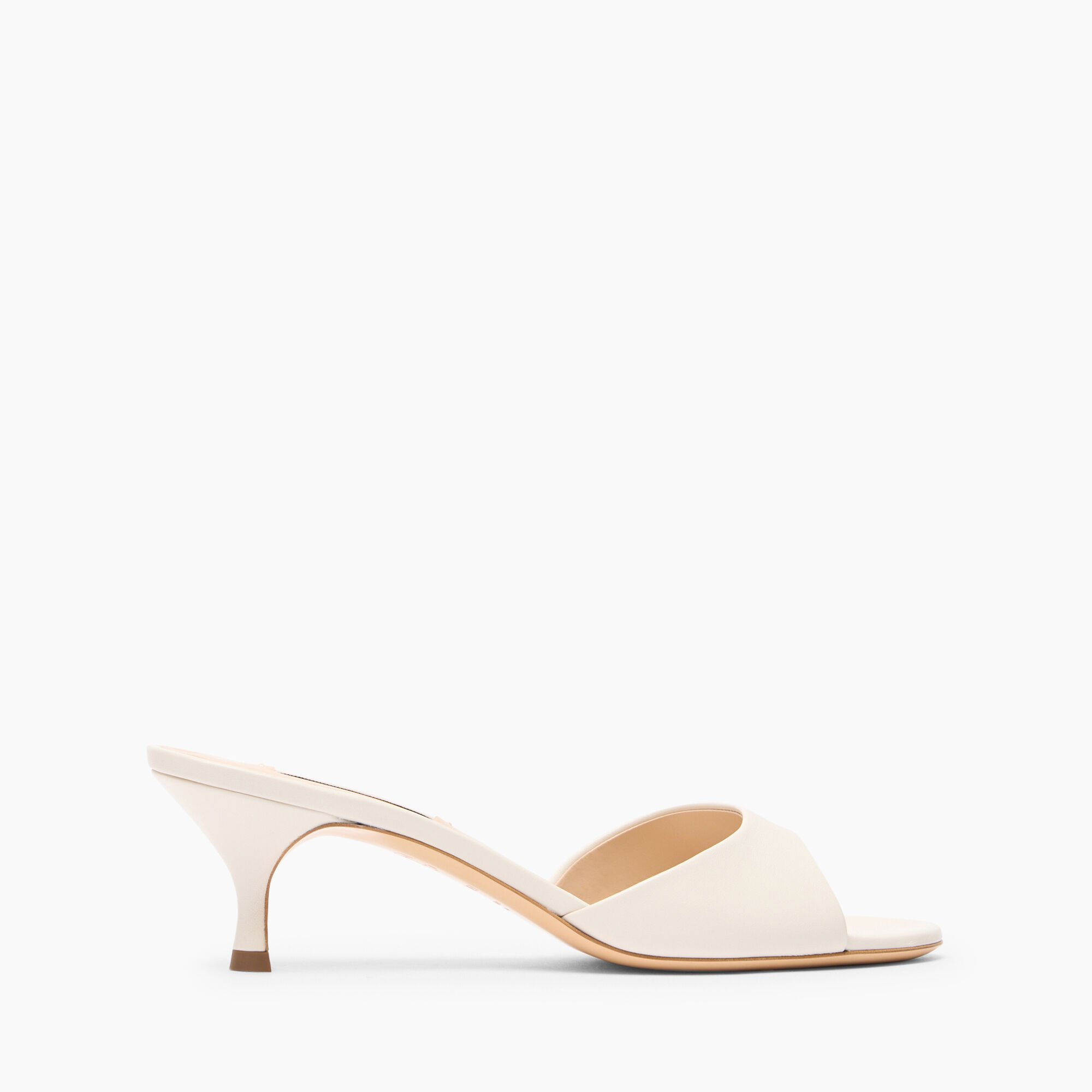Casadei Julia Kitten Leather Mules Sasso 1M408J0501MINOR