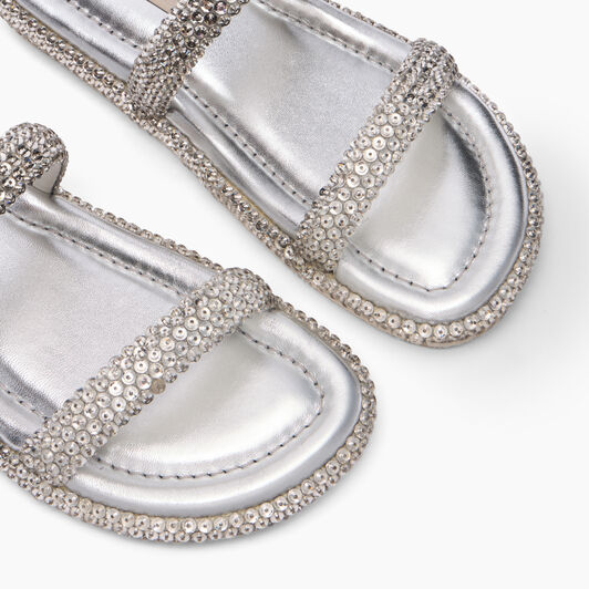 Casadei Sirio Ballerines Silver, silver 1M507B0101C2964 Casadei Sirio Ballerines Silver, silver 1M507B0101C2964