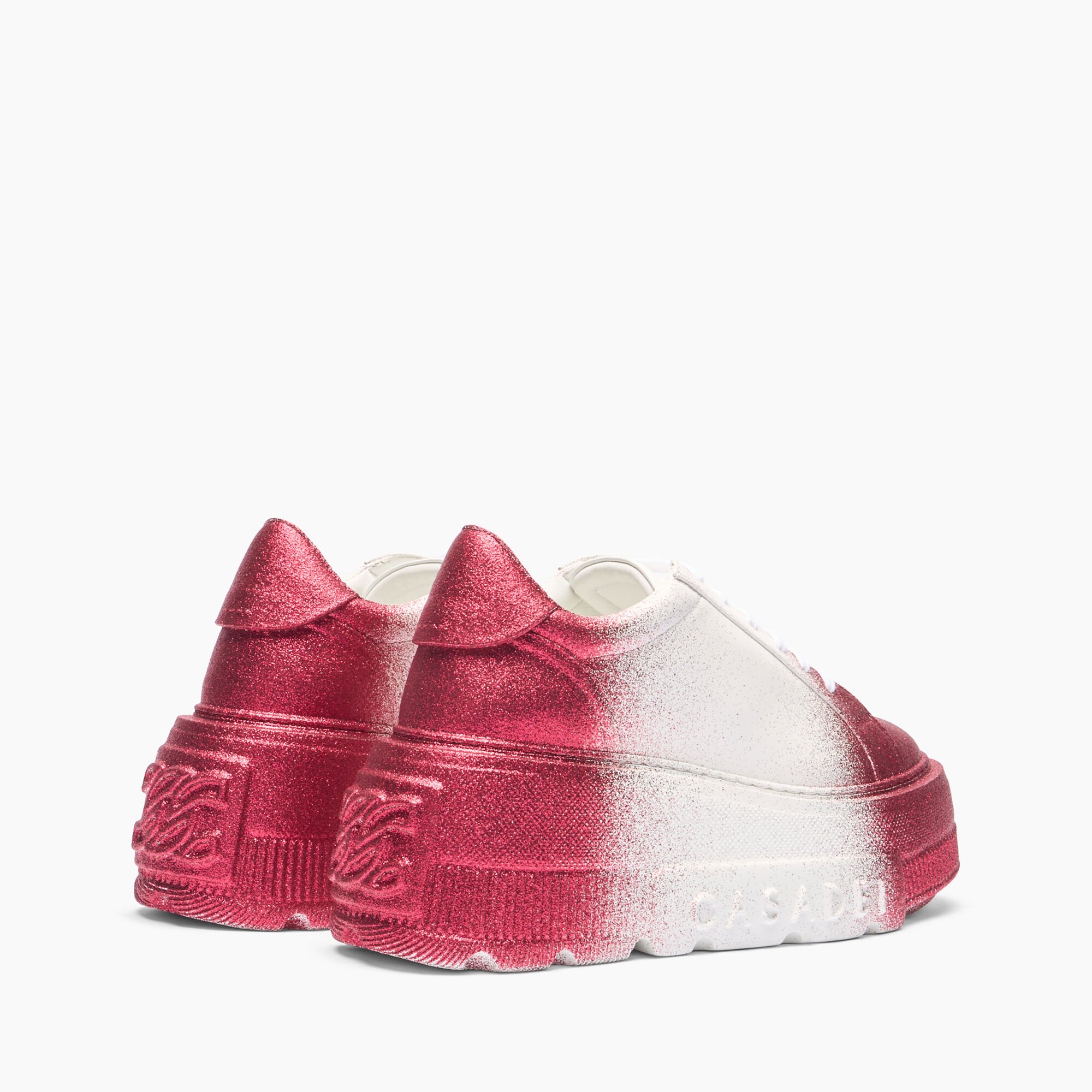 Casadei Nexus Salento Reflex Sneakers White and Pink 2X045J0701C2691
