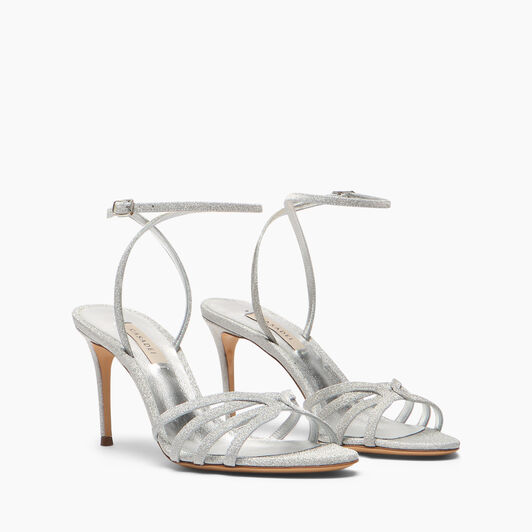 Casadei Solar Eclipse Julia Sandal Silver 1L420B0801SOLAE