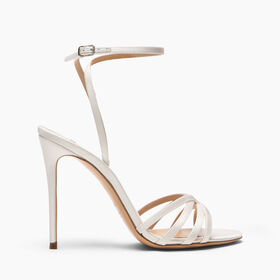 Casadei Julia Sandal Satin White 1L420B1001SATIN