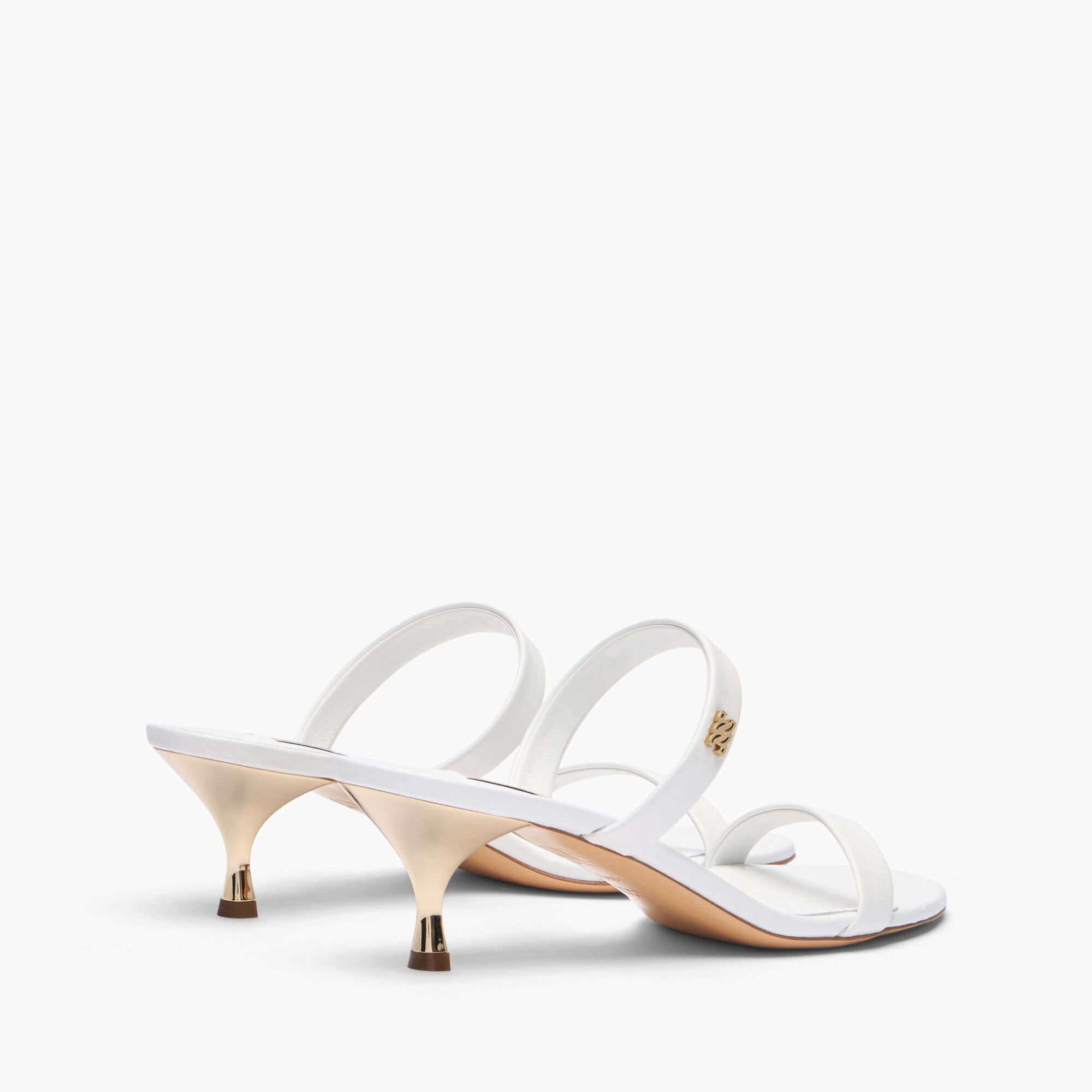 Casadei Chic Julia Kitten Mule White 1M550B0501C3024