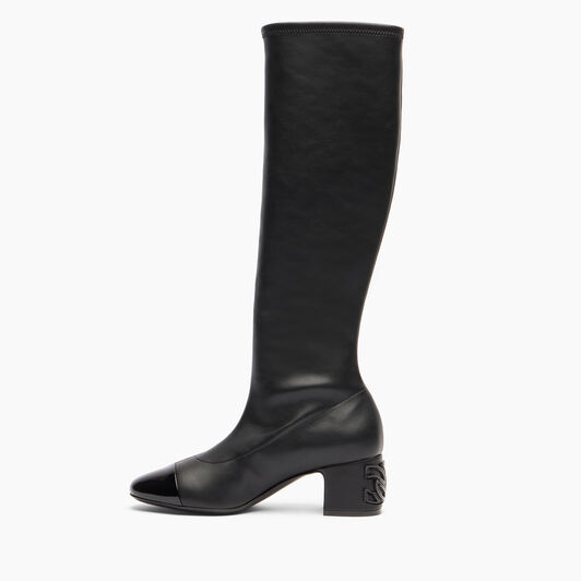Casadei Nuova Mun To The Knee Black 1S388A0501T0440