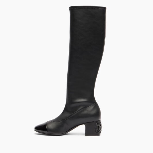 Casadei Muni To The Knee Black 1S388A0501T0440 Casadei Muni To The Knee Black 1S388A0501T0440