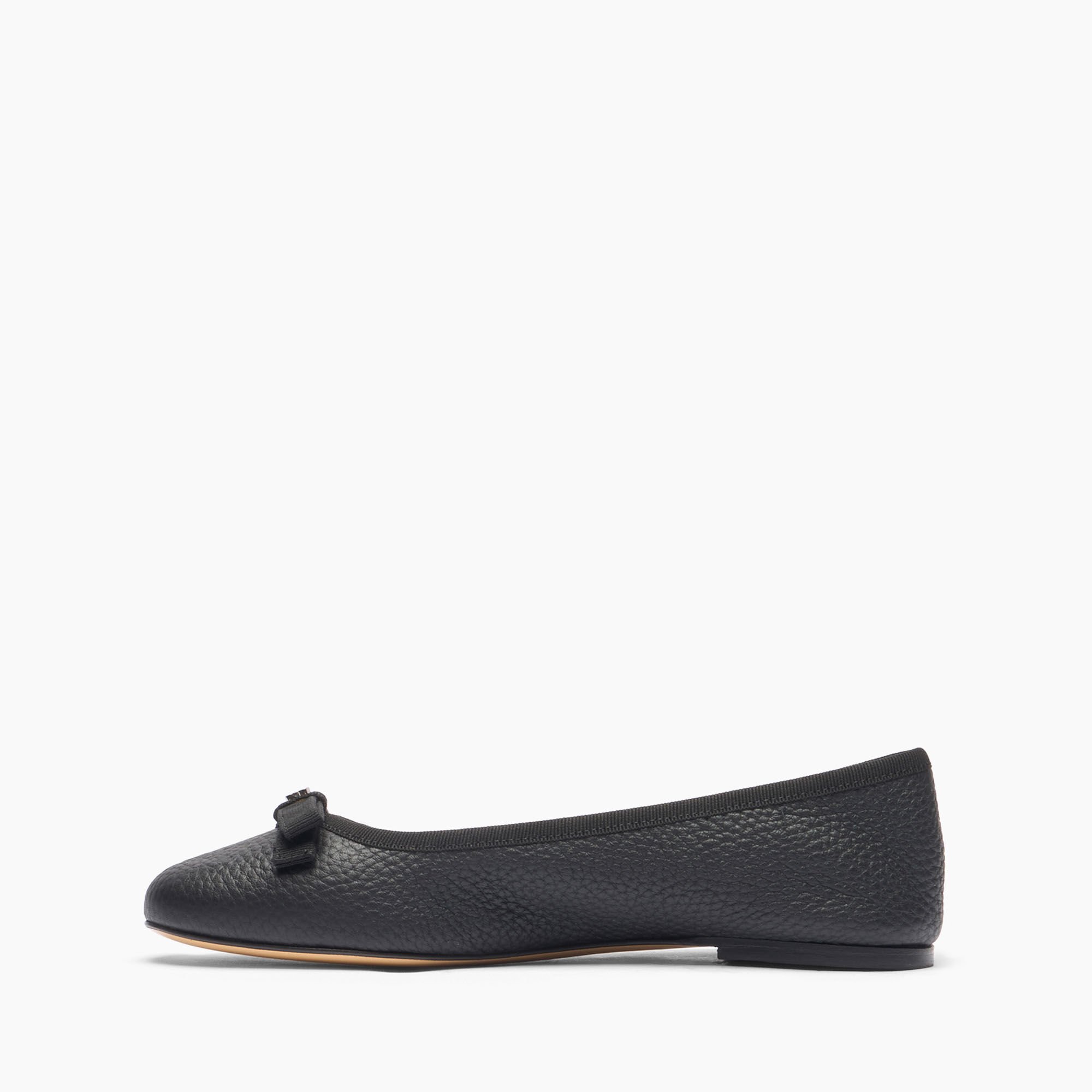 Casadei Leather Ballet Flats Nero 1A285J0101C2363