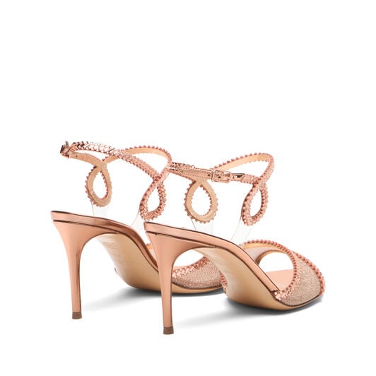 Casadei Josephine Julia Sandal Blush, rose gold 1L436B0801C2955 Casadei Josephine Julia Sandal Blush, rose gold 1L436B0801C2955