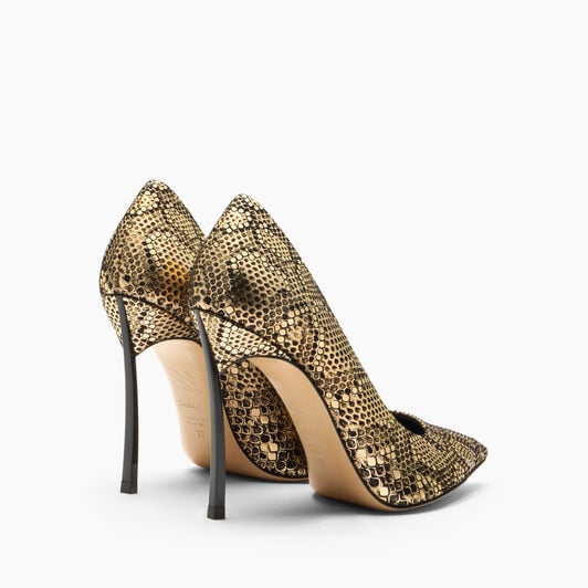 Casadei Blade Goldfinger Pump Goldfinger 1F915W100TGLDFG Casadei Blade Goldfinger Pump Goldfinger 1F915W100TGLDFG