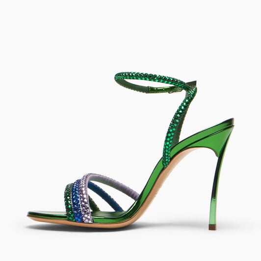 Casadei Blade Sandalia Andromeda Emerald 1L446B100MC2966 Casadei Blade Sandalia Andromeda Emerald 1L446B100MC2966