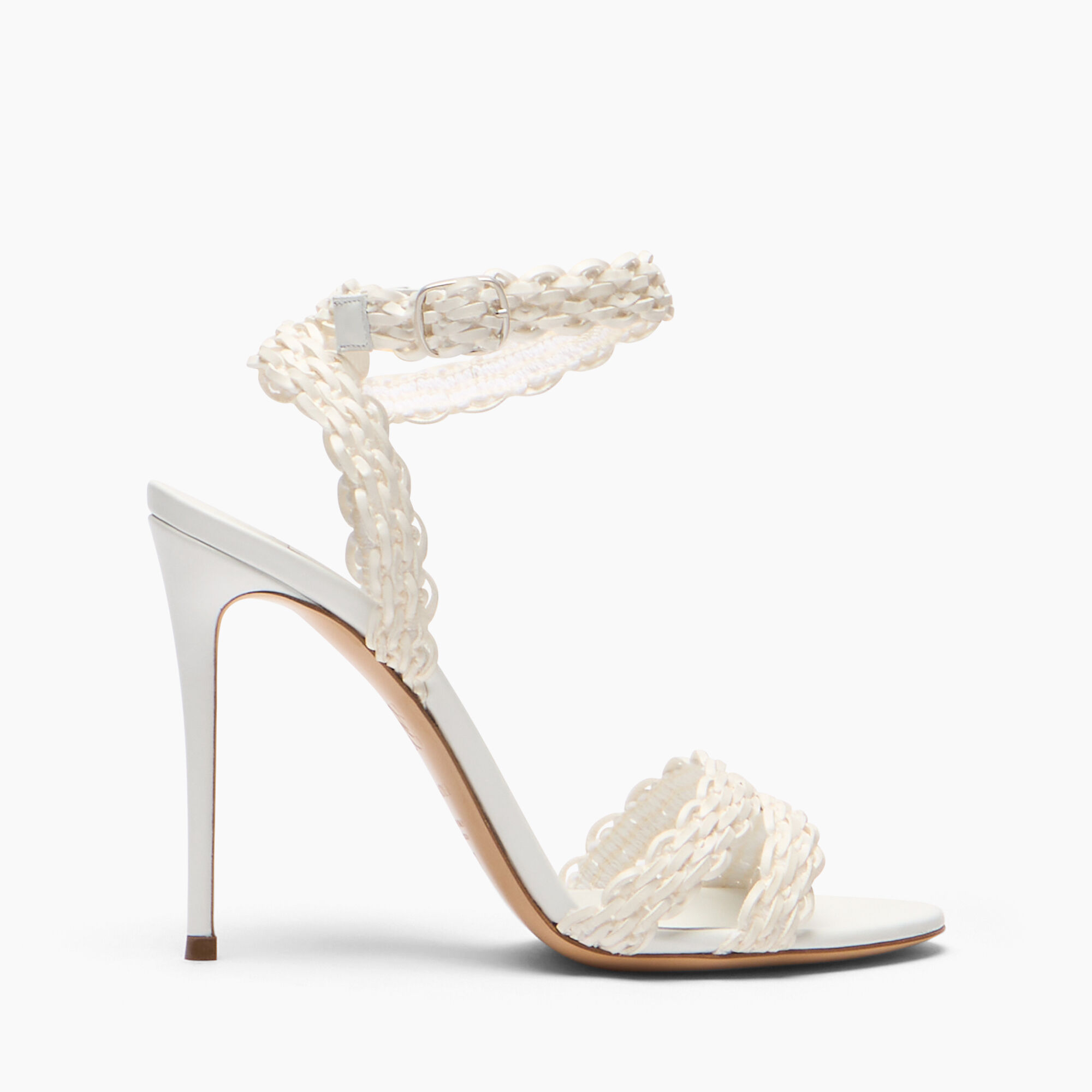 Julia Avenida Sandal in White for Women | Casadei®