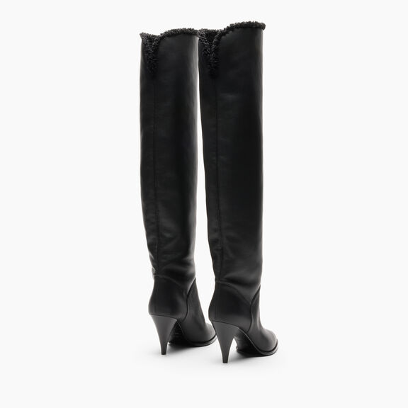 Casadei Venus Winnipeg Over The Knee Black 1T096C0811T0599