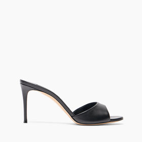 Casadei Julia Leather Mules Black 1M407J0801MINOR