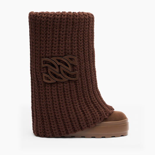 Casadei Double Face High Boot Cacao 2S399A0811T0562 Casadei Double Face High Boot Cacao 2S399A0811T0562