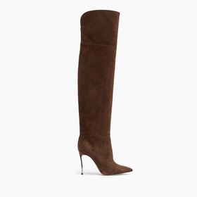Casadei Blade Reversible Over The Knee Cacao 1T076A100MC1832