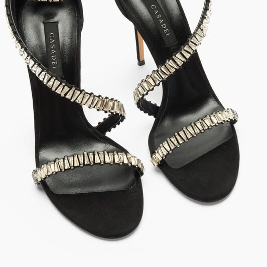 Casadei Sandalo Julia Heaven Black+Dark Silver 1L491C1001T0596 Casadei Sandalo Julia Heaven Black+Dark Silver 1L491C1001T0596