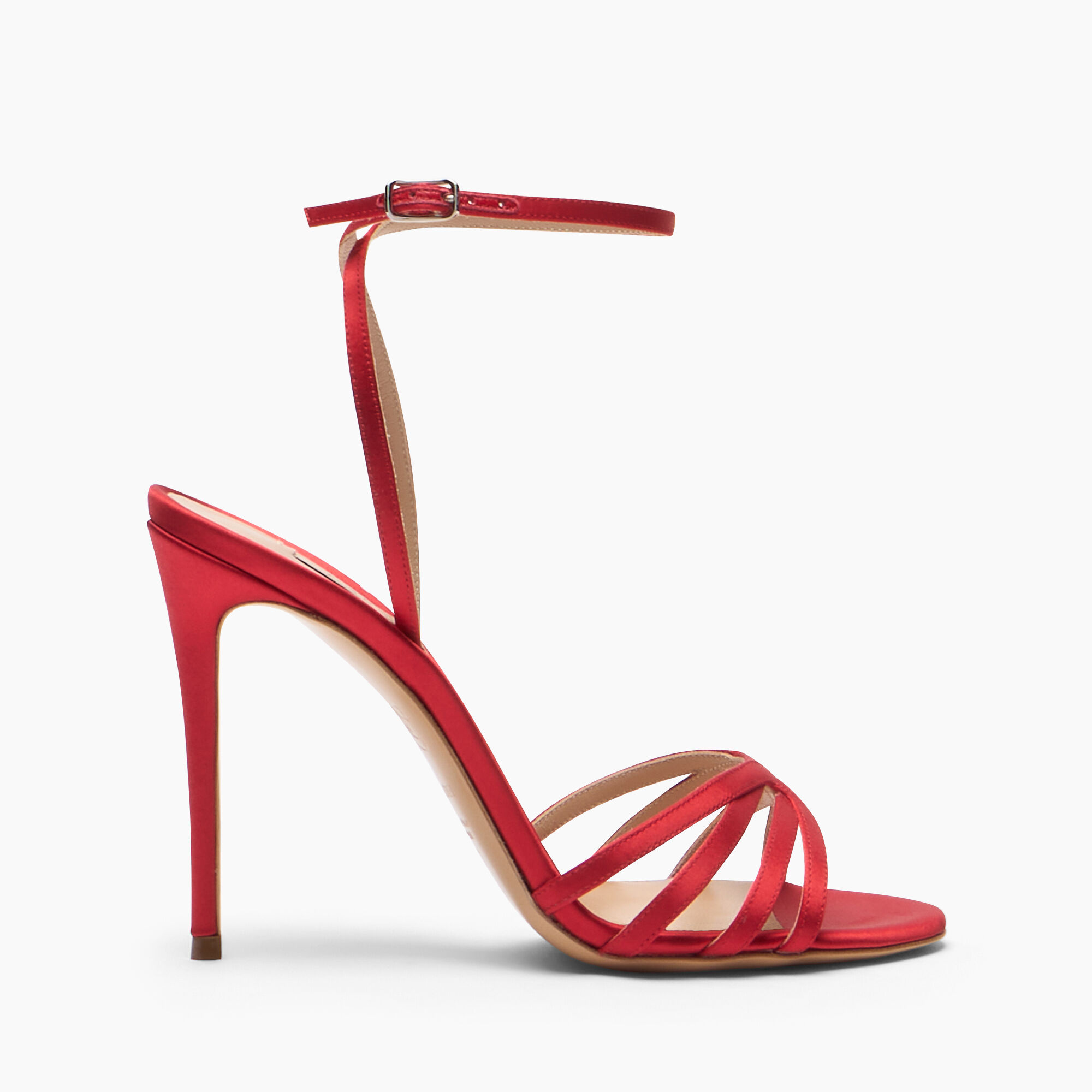 Casadei Julia Sandal Satin Flame 1L420B1001SATIN