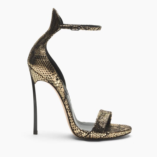 Casadei Cappa Blade Goldfinger Sandal Goldfinger 1LG50D125TGLDFG Casadei Cappa Blade Goldfinger Sandal Goldfinger 1LG50D125TGLDFG