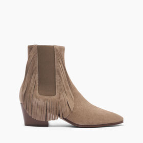 Casadei Beat Suede Ankle Boots Cocoa 1S343Y1201C2180