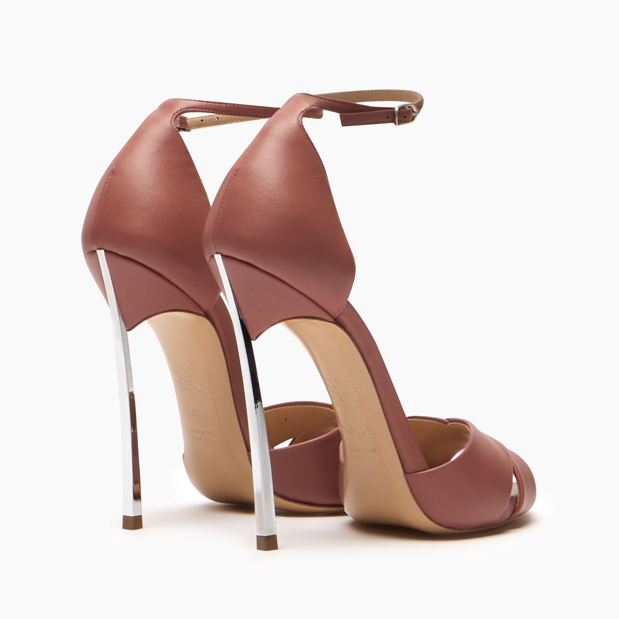 Casadei Criss Cross Blade Sandalette Walnut 1L556P120MAMINO