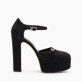 Casadei Patty Platforms Black 1H046A1301CAMOS