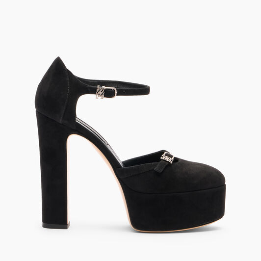Casadei Patty Platforms Black 1H046A1301CAMOS