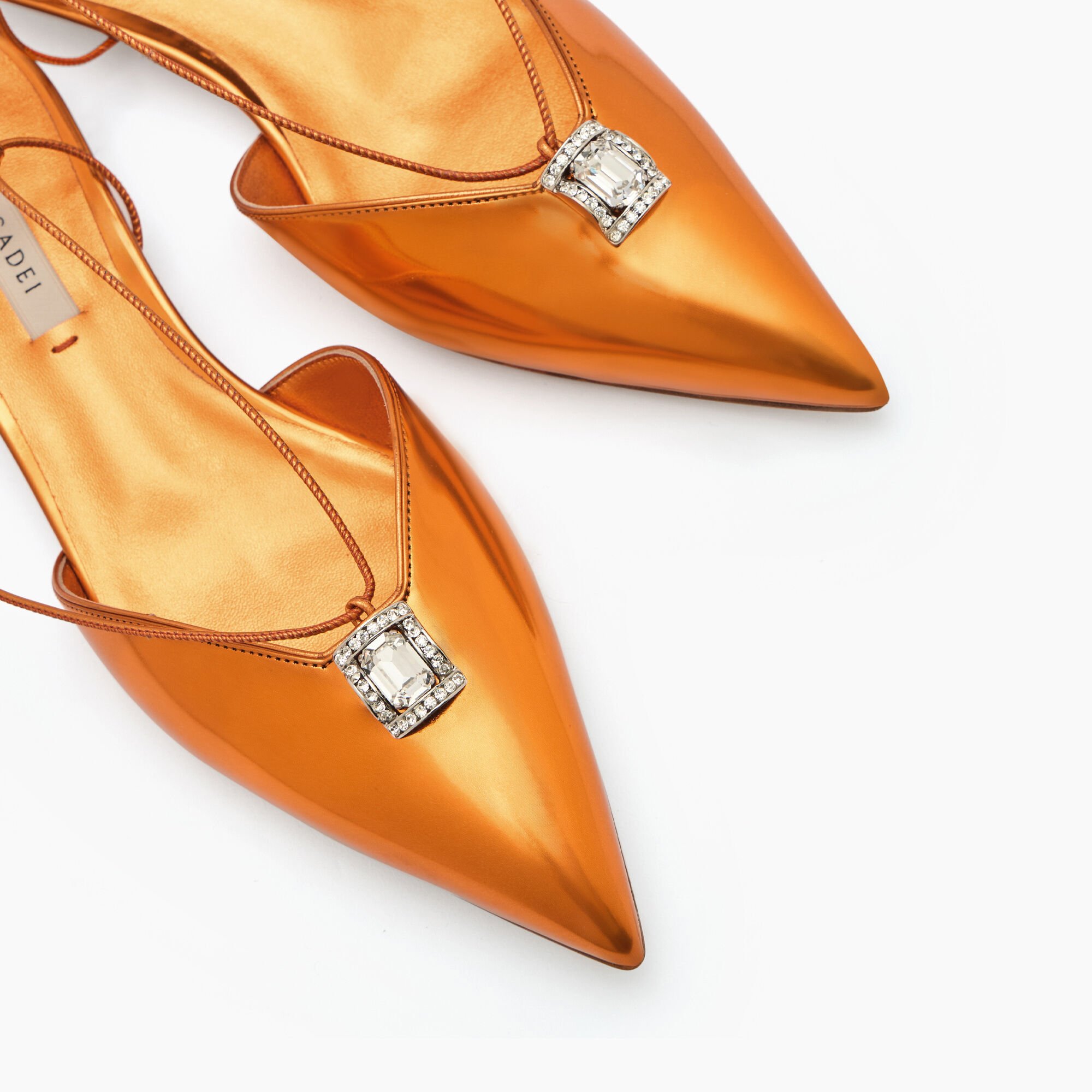 Casadei Blade Kitten Cas2025 Flats Paprika 1G624J020MC2632