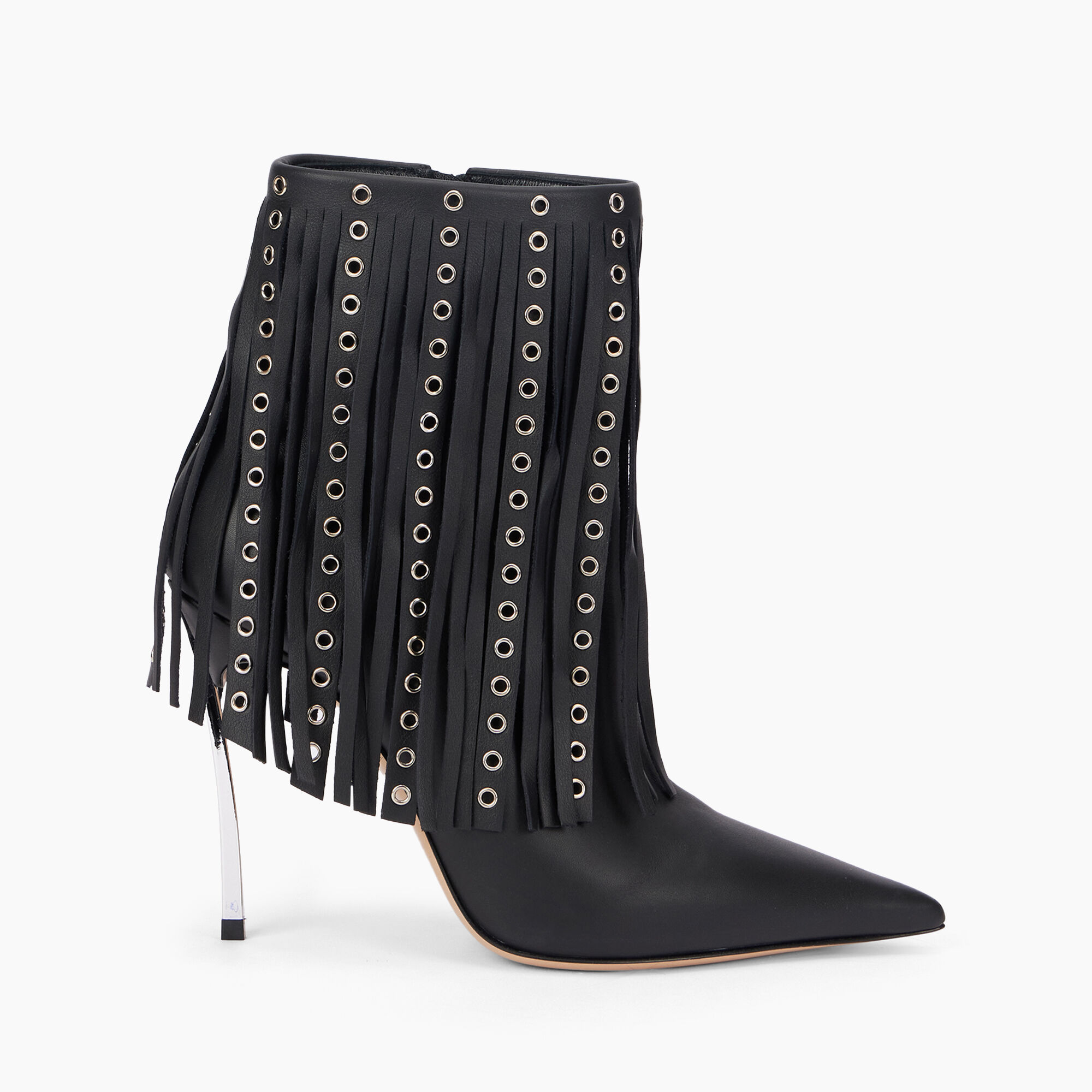 Casadei Debby Superblade Ankle Boots Black 1R490Y100MC2553