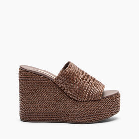 Casadei Zeppa Twiga Denim and Saddle 2X061J0701DENCH