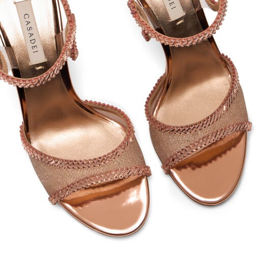 Casadei Josephine Julia Sandal Blush, rose gold 1L436B0801C2955 Casadei Josephine Julia Sandal Blush, rose gold 1L436B0801C2955