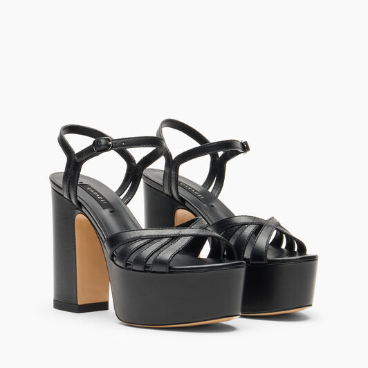 Casadei Elsa Plateauschuhe Schwarz 1L462B1201FLORE