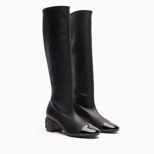 Casadei Nuova Mun To The Knee Black 1S388A0501T0440