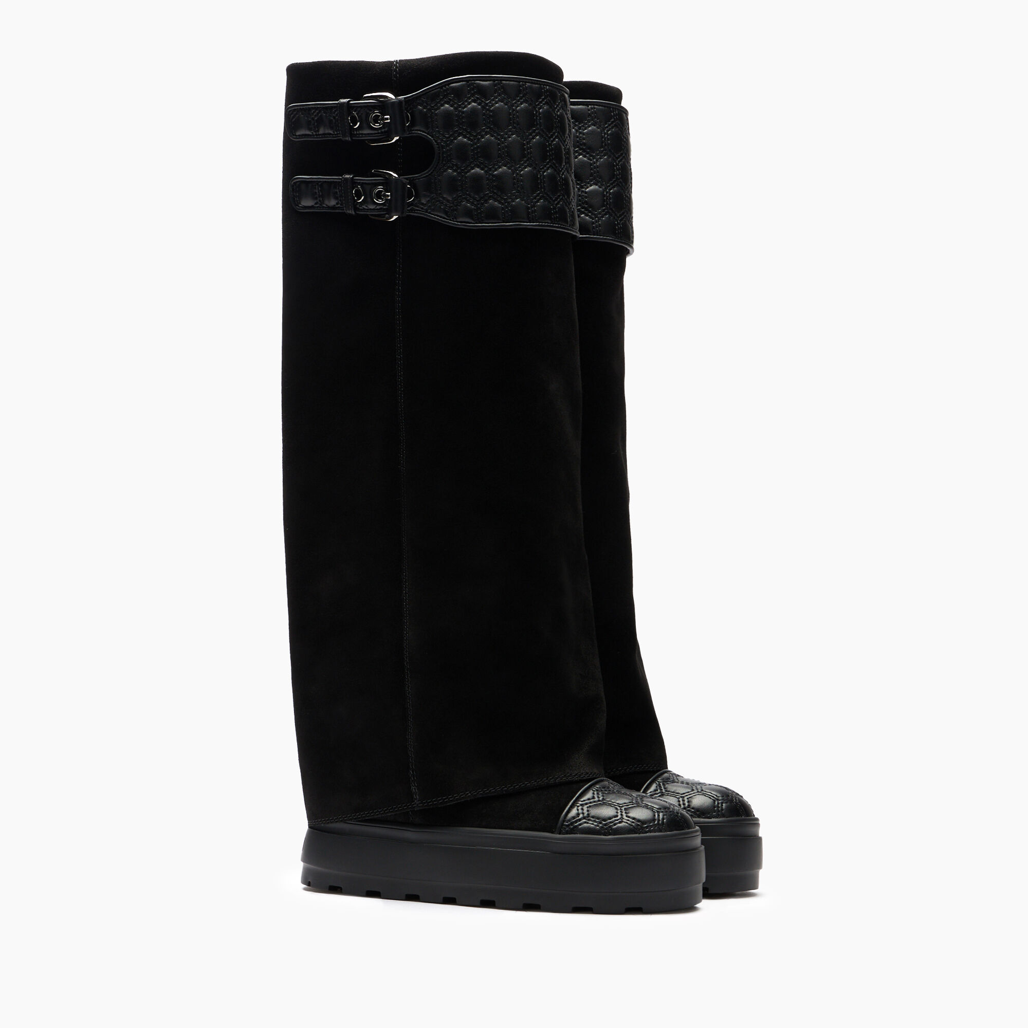  Maison Lab Double Face Suede Boots Black 2S356Y080NC2573