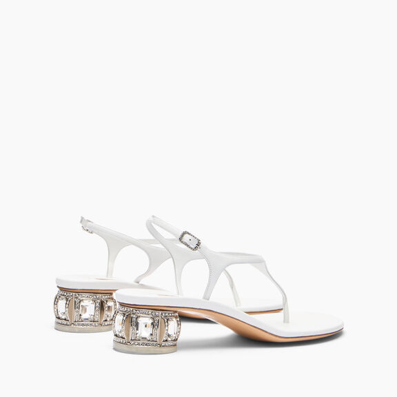 Casadei صندل Belle Epoque أبيض 1N253B0301C2971